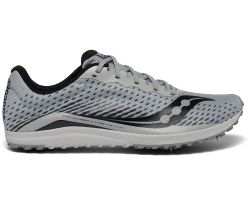 Tenis Saucony Kilkenny XC8 Flat Hombre Zapatillas Running Alloy / Negras México MX-826-OG